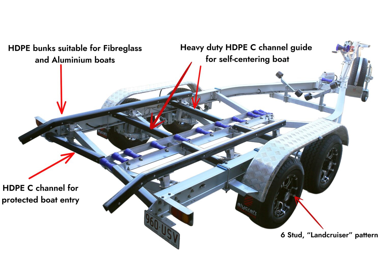 Affordable Aluminium Boat Trailers Queensland